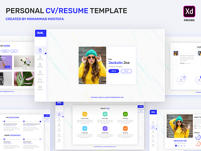 CV/ Resume/ Portfolio UI Kits best cv best personal best resume best vcard clean creative cv minimal minimal template modern online cv personal site portfolio profile resume site resume template vcard