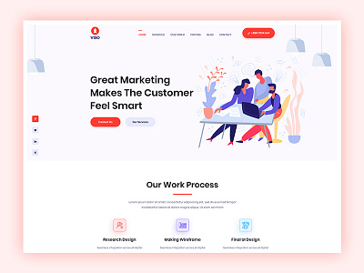 Creative Agency Landing Page agency bootstrap 4 business business portfolio clean company corporate creative digital agency illustration landing page modern multi purpose portfolio