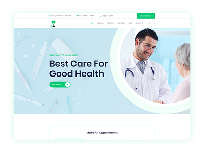 Medical Homepage Design