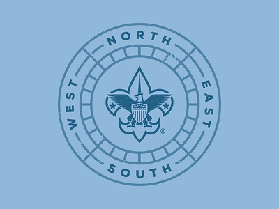 T-Shirt - Compass blue boy scouts branding compass design graphic design illustration logo north east northwest south t shirt tee vector