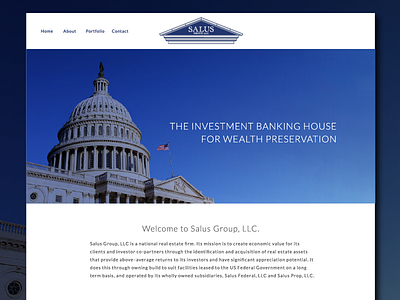 Salus Group - Homepage buildings capitol gradient statistics washington dc web page website