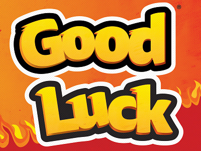 "Good Luck" Cheetos Card animation branding cheddar cheese cheetos chips design good luck illustration logo orange salty snacks typography vector