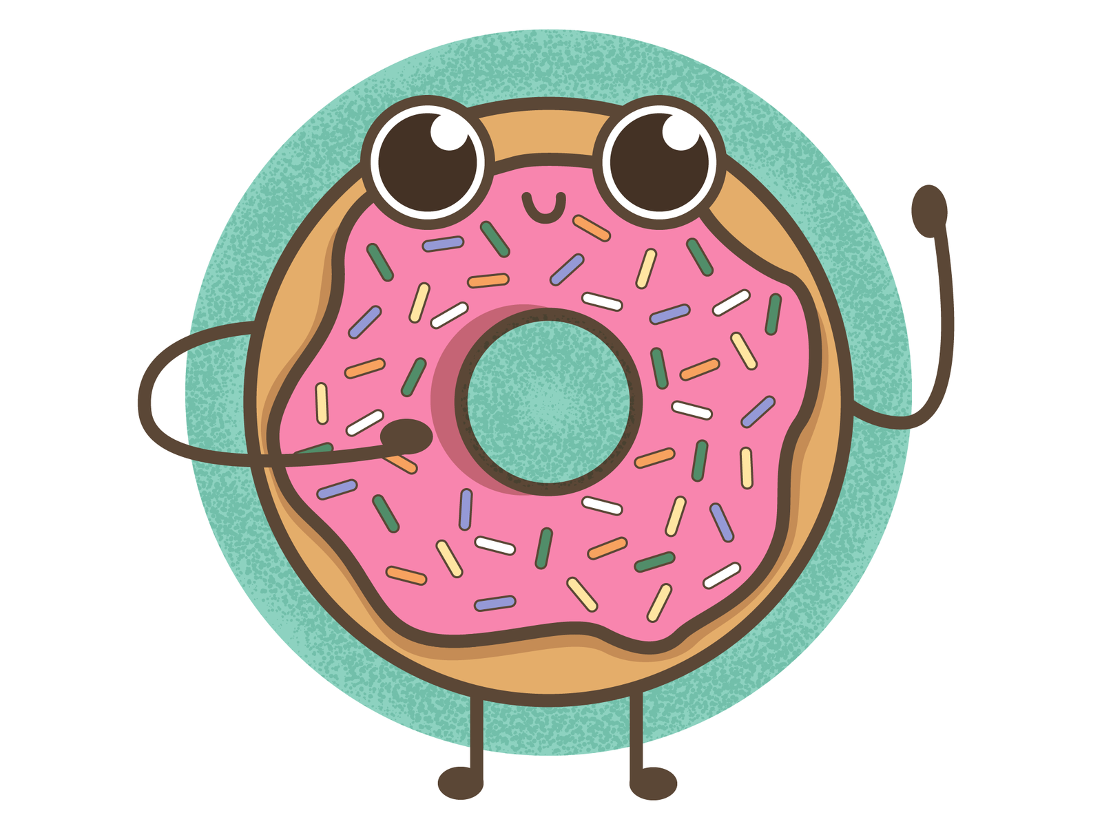 Mr.Donut by Nastassia on Dribbble