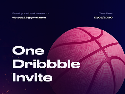 One Dribbble Invite