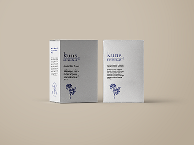 Kuns Botanicals Packaging botanicals branding holistic illustrations logo design packaging design skin care