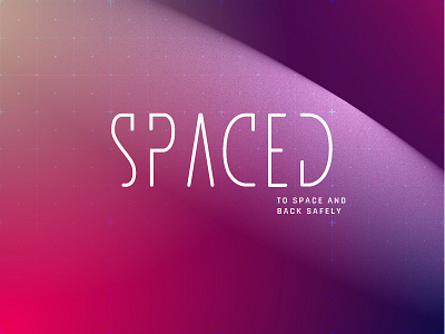 SPACED LOGO & WEBSITE branding challange colours earth galaxy logo spacedchallenge travel uidesign website