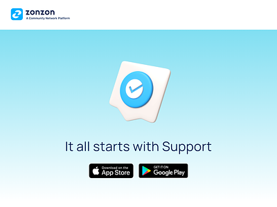 Zonzon.com - Home Page design