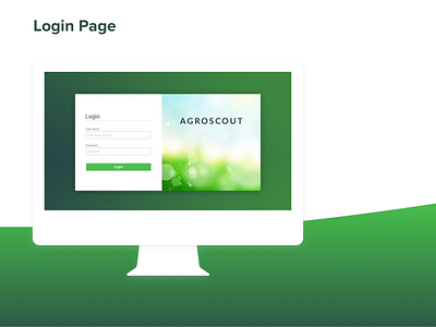 Agroscout Login Page