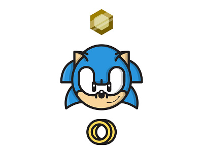 Sonic branding fast hedgehog illustration smash bros videogames