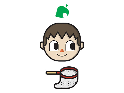 Villager animal character animal crossing illustration illustrator smash bros videogame