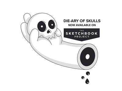 Die-ary Of Skulls graphic design illustration illustrator sketch sketchbook skull art skulls