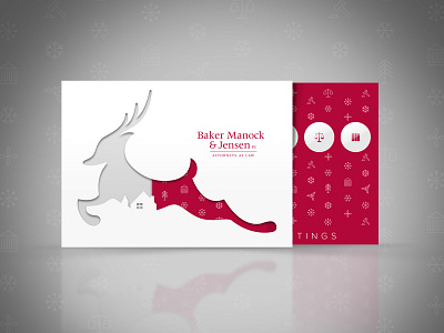 Holiday Card Concept card christmas concept holidays hundred10 law photoshop reindeer