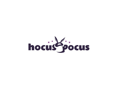 Hocus Pocus branding hat illustration logo magic rabbit