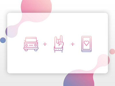 Carpool Car-aoke Icons