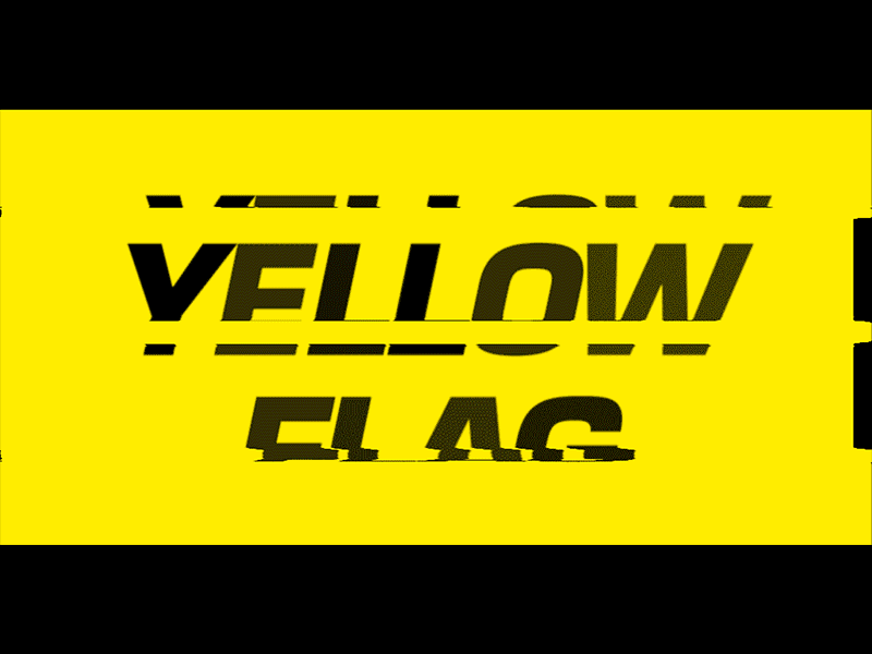 Yellow Flag caution glitch indycar motion design racing