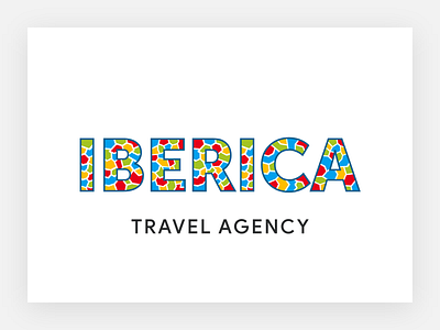 Iberica Travel agency company iberia logo logotype spain tourism travel