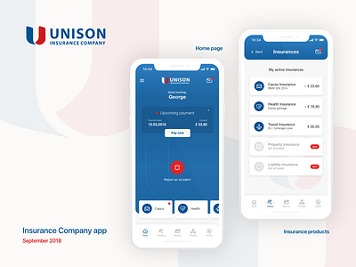 Unison Insurance Company mobile app