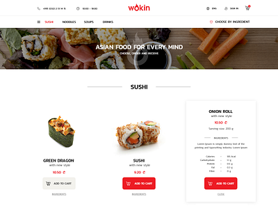 Asian cuisine website