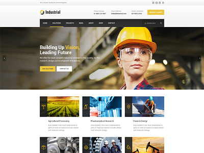 Industryall - Industrial WordPress Theme business construction factory gas industrial industry industryall manufacturing power steel