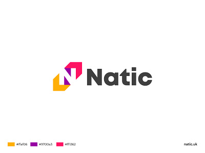 Natic brand identity branding clean design concept logo logo design