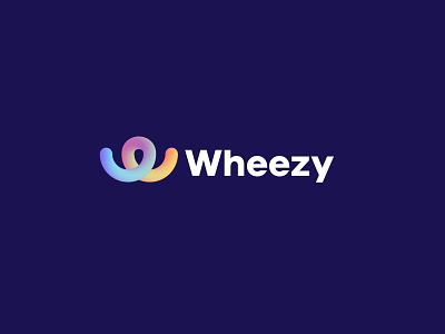 Wheezy Logo Design 3d branding clean design concept design design logo logo design minimalist