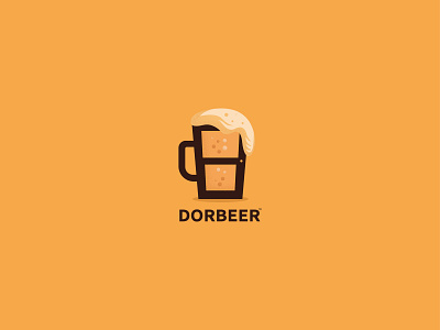 Doorbeer beer branding clean design concept concept design door graphic design illustration logo design vector