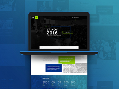 CEO Website 2016 - Onepage conference one page onepage sarajevo webdesign website