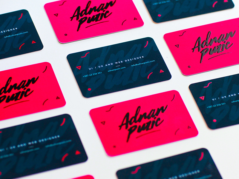 Personal Business Card by Adnan Puzic on Dribbble