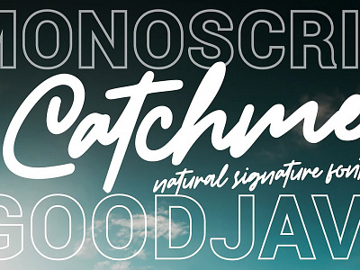 Free Catchme Signature Font