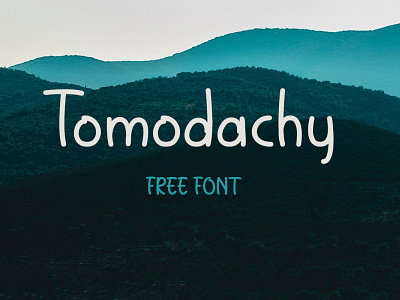 Tomodachy Free Handwriting Font