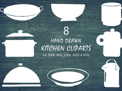 Free Handmade Kitchen Cliparts abstract art beverage clipart creative digital dipper food graphic icon illustration kitchen kitchenset kitchenware modern object objects set sign silhouette