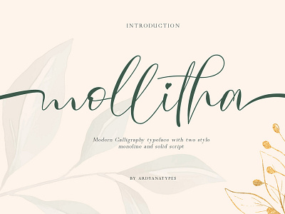 Free Mollitha Calligraphy Font bold brush bold font bold line brush brush font calligraphy crazy creative font dancing baseline decorative script font font for headers font for logo funny hand drawn handdrawn handwritten handwritten font modern modern script