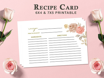 Free Recipe Card Printable Template V.1 beverage book cake call card cheerful colorful concept design drink eat food friendly good greeting hug menu objects page paper