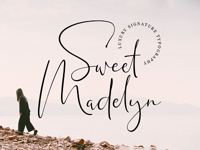 Free Sweet Madelyn Signature Font advertising alternate branding calligraphy card casual classy fancy fashion font handlettered handwritten handwritting header invitation lettering logo magazines merchandise packaging