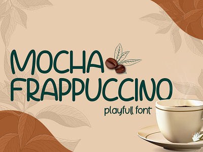 Free Mocha Frappuccino Playfull Font art bold branding brush crafted design display dream dreams font grafiti grunge hand handmade illustration inline logo made modern ui