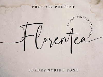 Free Florentea Luxury Script Font all caps alphabet alternative baron bold font design element font future headline letter logo mark minimalist modern font poster round rounded font sans serif sign