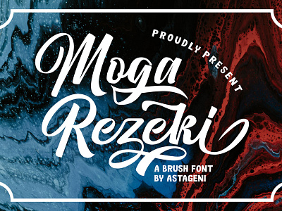 Free Moga Rezeki Brush Font