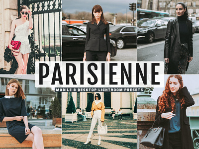 Free Parisienne Mobile & Desktop Lightroom Presets adobe beauty bright collection color colorful edit fashion glamour good light lightroom modern outdoor photo photography portrait premium preset pro