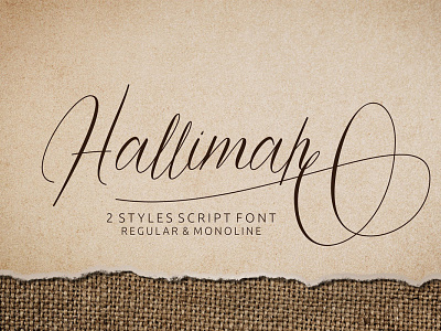 Free Hallimah Script Font bold clean connected contemporary cool cursive elegant fancy font handmade handwriting handwritten heavy hipster informal marker maulanacreative paint paintbrush painted