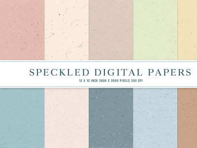 Speckled Digital Papers Free Download