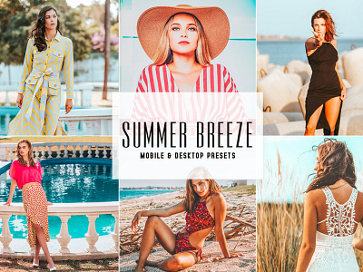 Summer Breeze Mobile & Desktop Lightroom Presets