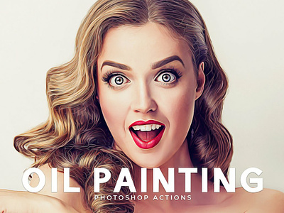 Oil Painting Photoshop Actions Cover