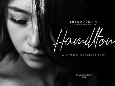 Free Hamillton Signature Font badge badges banner banners design design elegant graphic graphics insignia label logo logos minimalist photography photography logo print promotional sagesmask sticker stickers