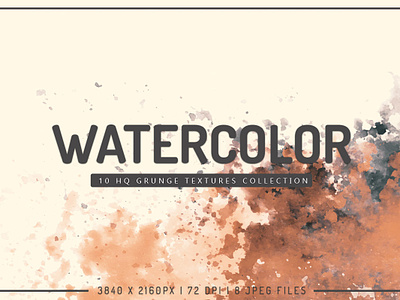 Free Grunge Watercolor Textures Collection