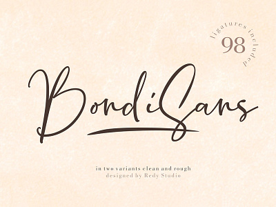 Free BondiSans Script Font