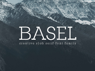 Free Basel Slab Serif Font Family