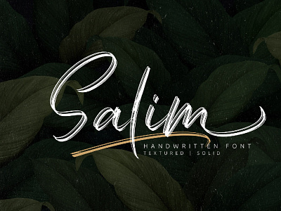 Free Salim Handwritten Font bold clean connected contemporary cool cursive elegant fancy font hand lettered fonts handmade handwriting handwritten heavy hipster informal marker paint paintbrush painted