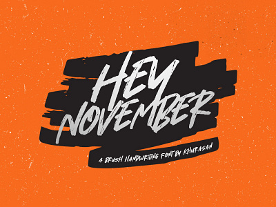 Free Hey November Brush Font