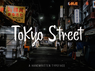 Free Tokyo Street Handwritten Font bold clean connected contemporary cool cursive elegant fancy font handmade handwriting handwritten heavy hipster informal marker paint paintbrush painted wedding fonts