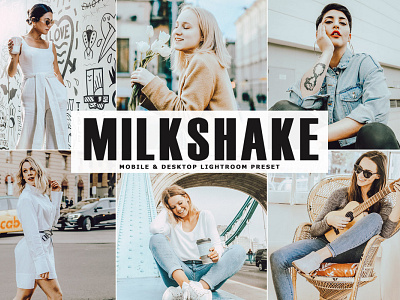 Free Milkshake Mobile & Desktop Lightroom Preset adobe beauty bright collection color colorful edit fashion glamour good light lightroom modern outdoor photo photography portrait premium preset pro